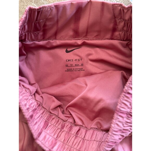 Nike One Dri-FIT High-Waisted Brief-Lined Printed Shorts Canyon Pink Size Small - Picture 11 of 12